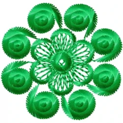 2x2 Flower Pattern Design