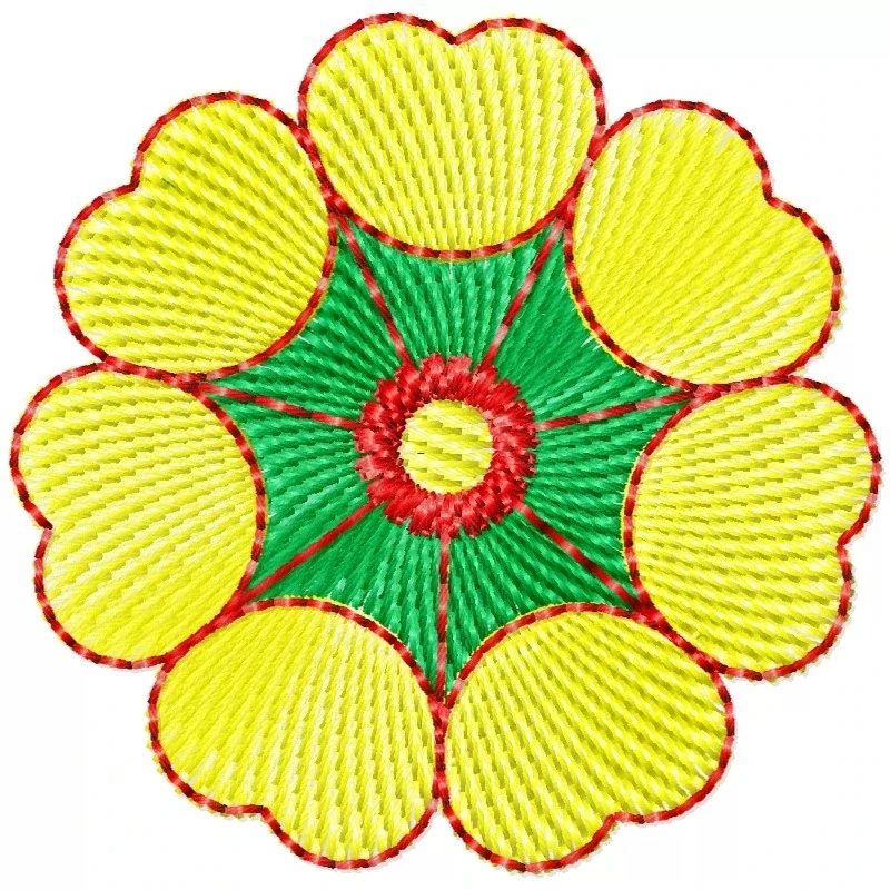 2x2 Hearts Flower Design 2x2 Hearts Flower Design