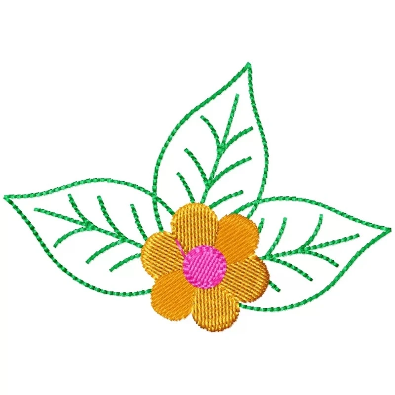 4X4 Flower Leaves Embroidery Design For Purses 4X4 Flower Leaves Embroidery Design For Purses