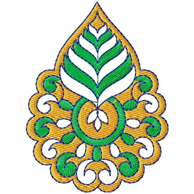 5X7 Indian Flora Butta Machine Embroidery Design 5X7 Indian Flora Butta Machine Embroidery Design