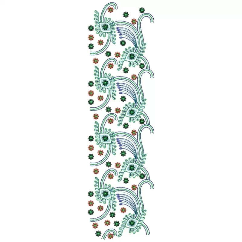 Abstract Allover Embroidery Design Pattern Abstract Allover Embroidery Design Pattern