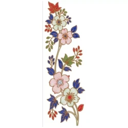 Allover Machine Embroidery Pattern Design From India