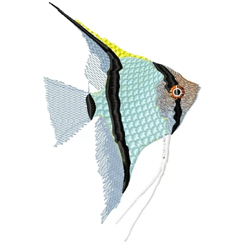 Angel Fish Machine Embroidery