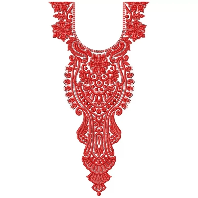 Arabian Neckline Embroidery Design Arabian Neckline Embroidery Design