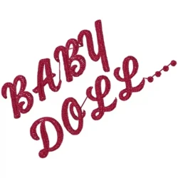 Baby Doll Machine Embroidery Design