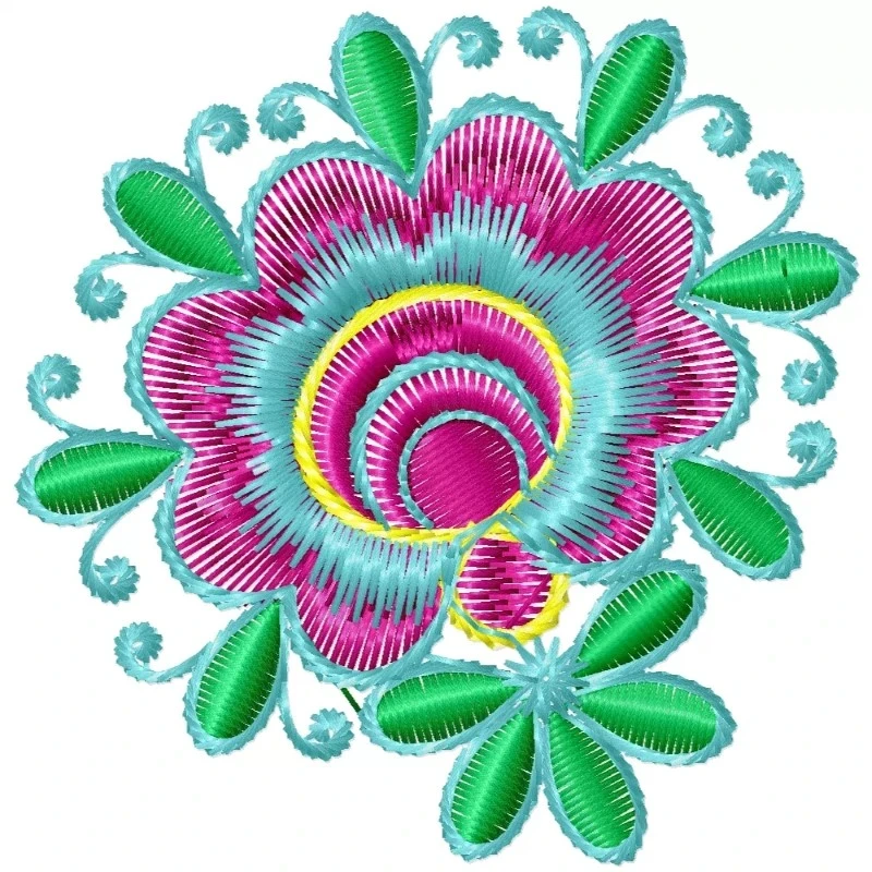 Beautiful Floral Embroidery Design