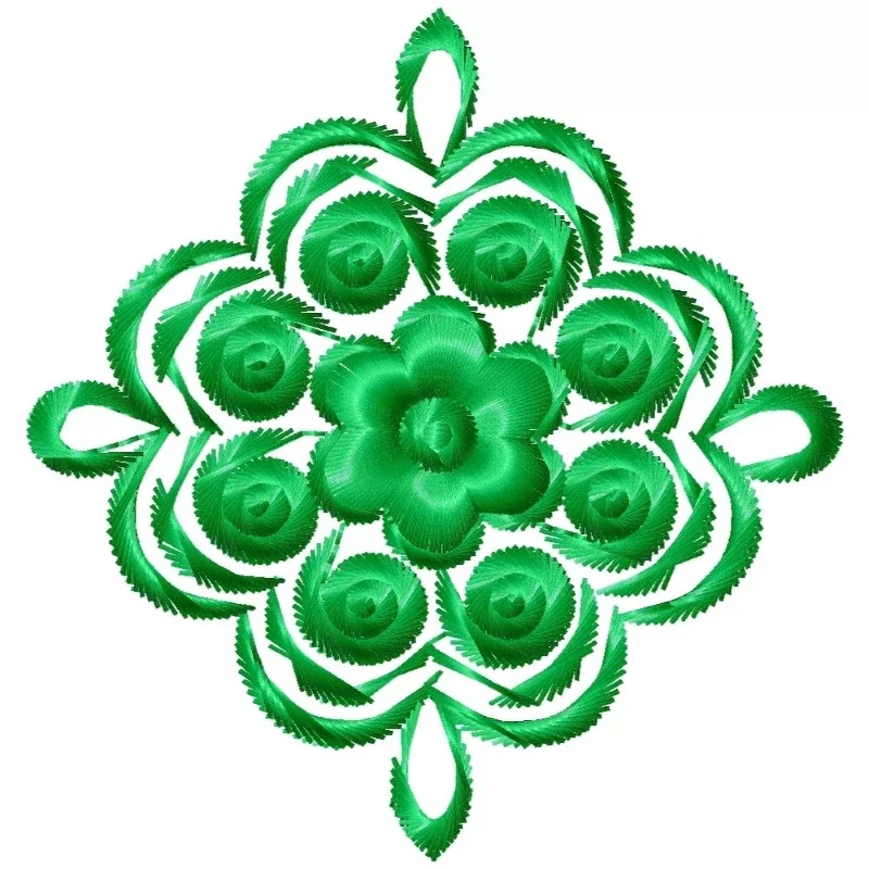 Beautiful Floral Placement Embroidery Design Beautiful Floral Placement Embroidery Design
