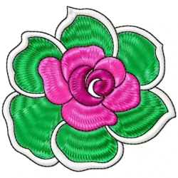 Beautiful Flower Embrodiery Design