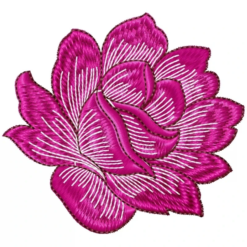 Beautiful Rose Flower Embroidery Pattern Beautiful Rose Flower Embroidery Pattern