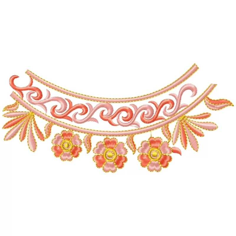 Beautiful Small New Neckline Embroidery Design Beautiful Small New Neckline Embroidery Design