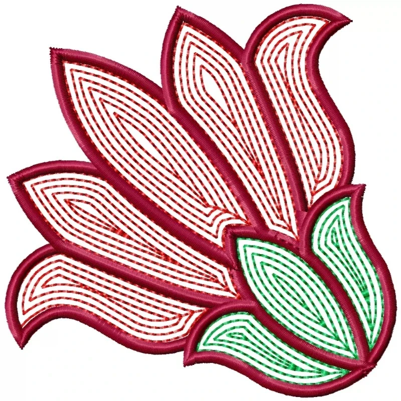 Blooming Flower Machine Embroidery Blooming Flower Machine Embroidery