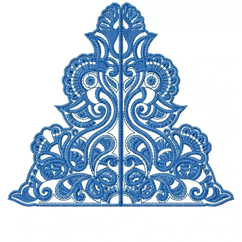 BlueWork Freehand Machine Embroidery Design