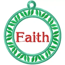 Christmas Faith Quote Machine Embroidery