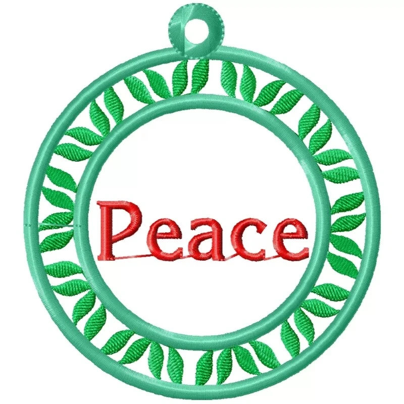 Christmas Peace Quote Machine Embroidery Christmas Peace Quote Machine Embroidery