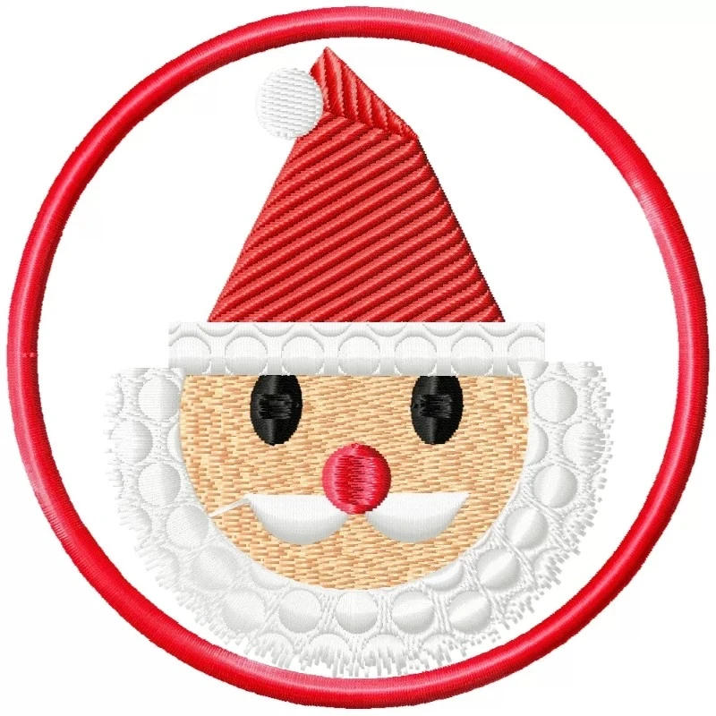 Christmas Santa Claus Embroidery Patch For Kids Christmas Santa Claus Embroidery Patch For Kids