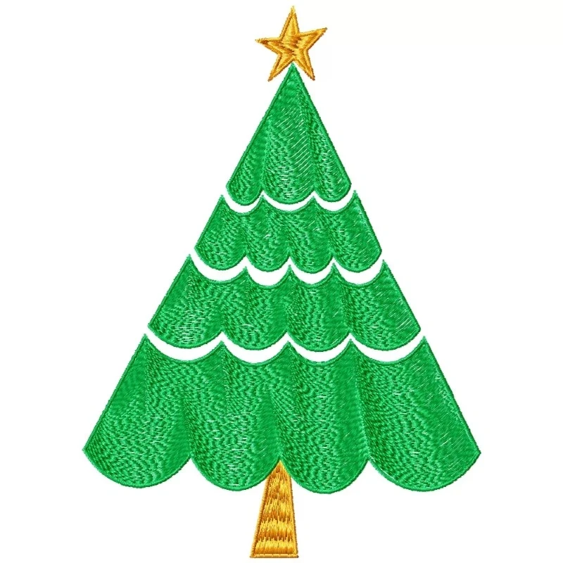 Christmas Tree Embroidery design