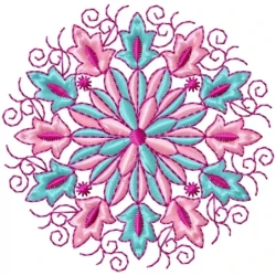 Colorful and Beautiful Machine Embroidery Design