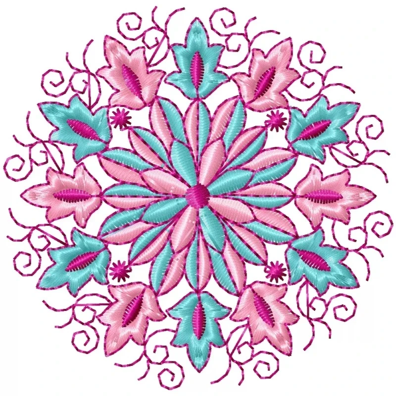 Colorful and Beautiful Machine Embroidery Design Colorful and Beautiful Machine Embroidery Design