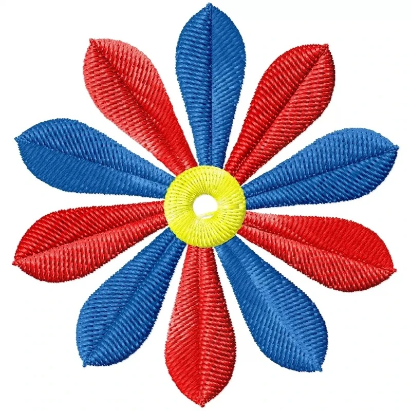 Colorful Free Flower Embroidery Design For Your Clutch Colorful Free Flower Embroidery Design For Your Clutch