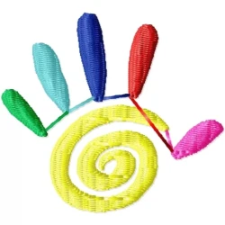 Colorful Hand Embroidery Design