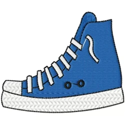Cool Men Shoes Embroidery Design