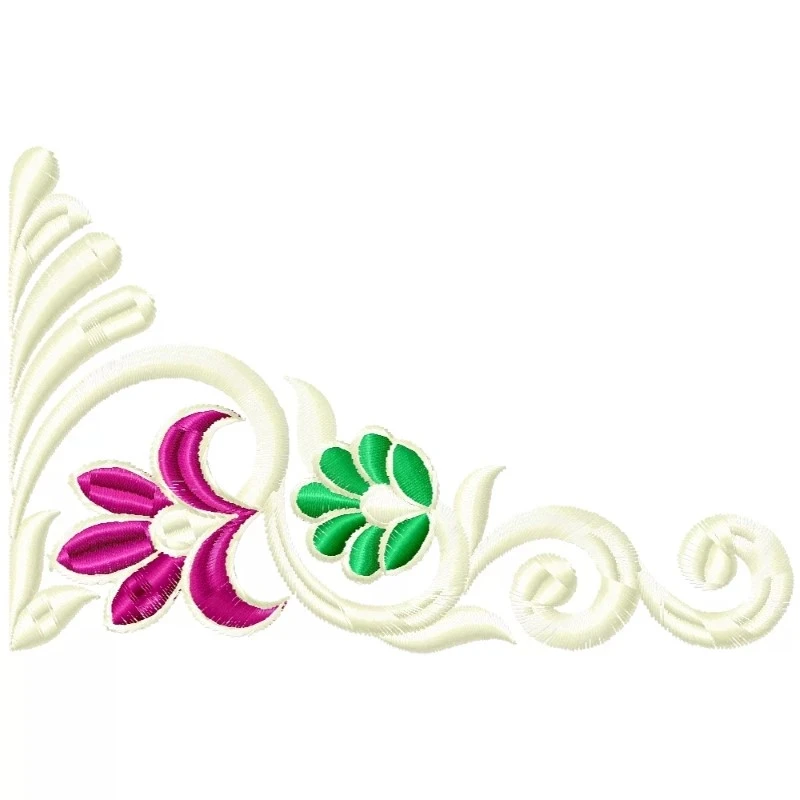 Corner Machine Embroidery Design Corner Machine Embroidery Design