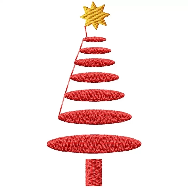 Cute Christmas Tree Embroidery Design Cute Christmas Tree Embroidery Design