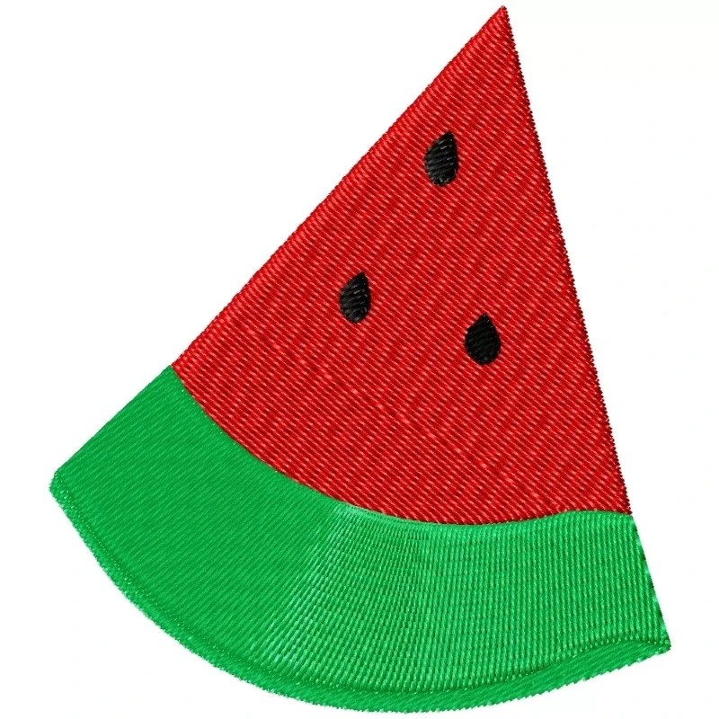 Cutted Watermelon Embroidery Design