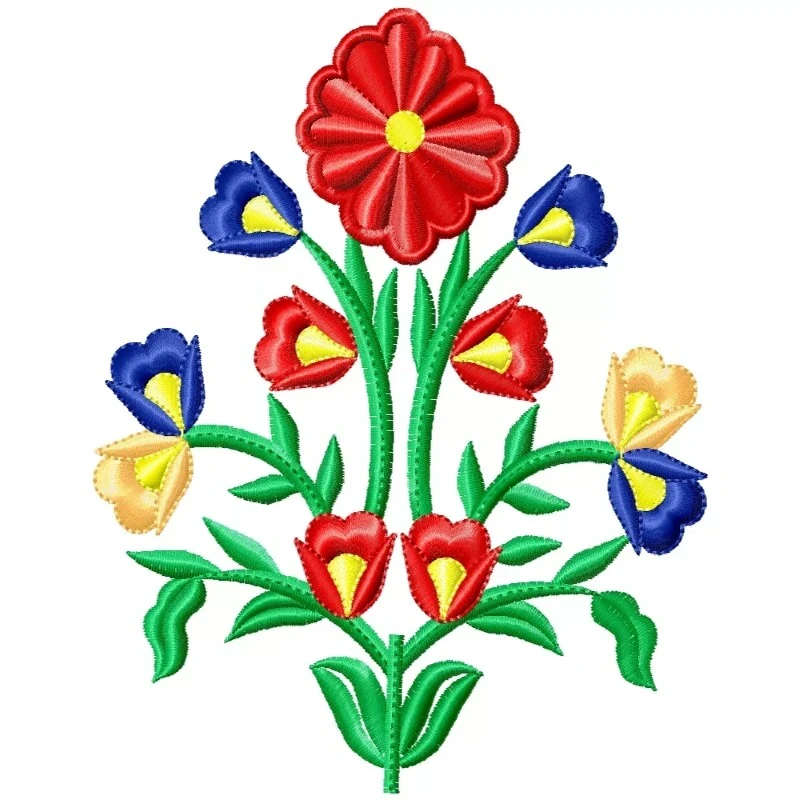 Embroidery Flowers Pattern Embroidery Flowers Pattern