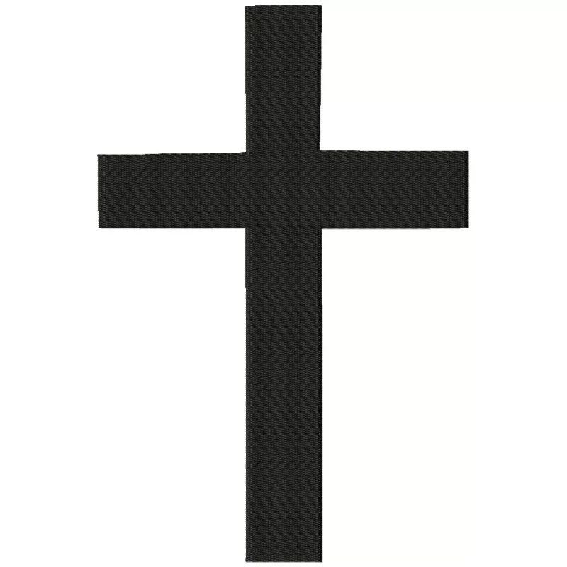 Filled Cross Embroidery Design