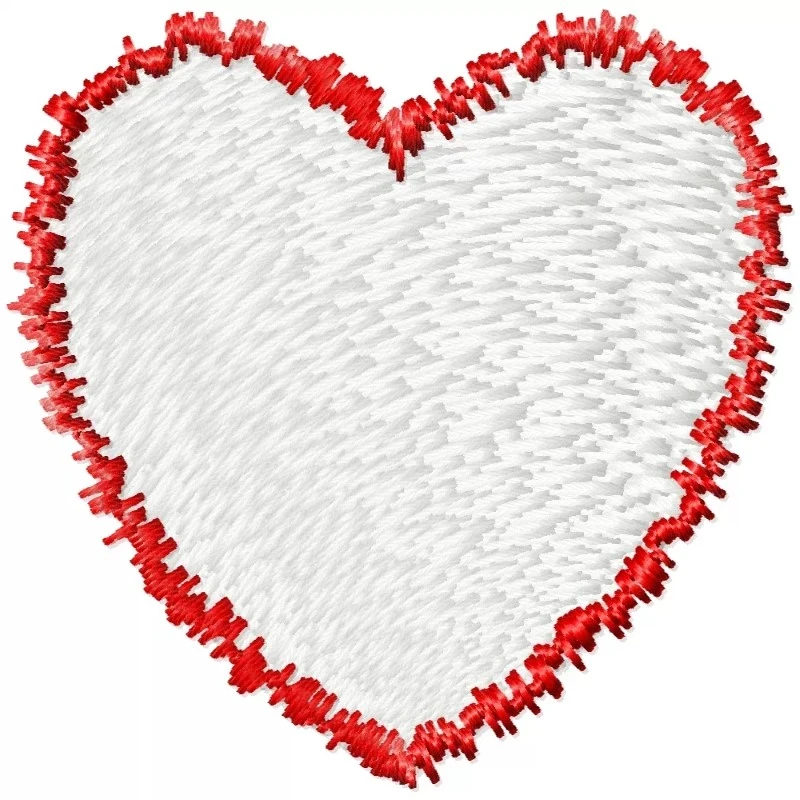 Filled Heart Embroidery Design Filled Heart Embroidery Design