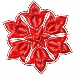 Floral Decorative Embroidery Design