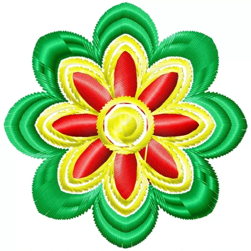 Floral Embroidery Design 3x3 Floral Embroidery Design 3x3