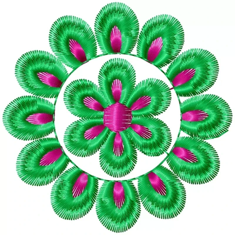 Floral In Floral Indian Butta Embroidery Design Floral In Floral Indian Butta Embroidery Design