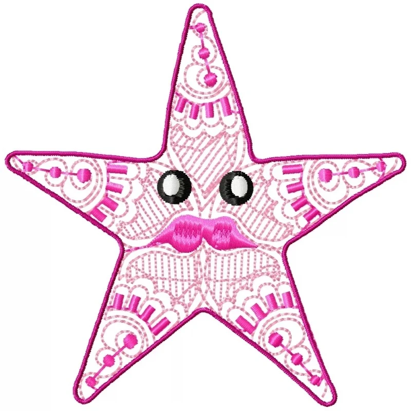 Floral Mhendi Star Fish Design