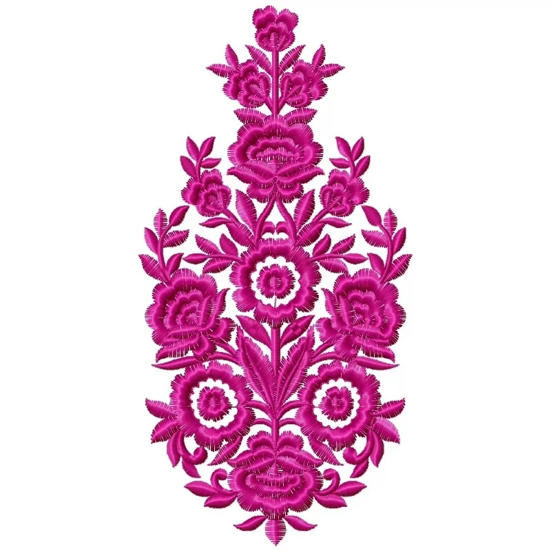 Flower EveryWhere Butta Embroidery Design