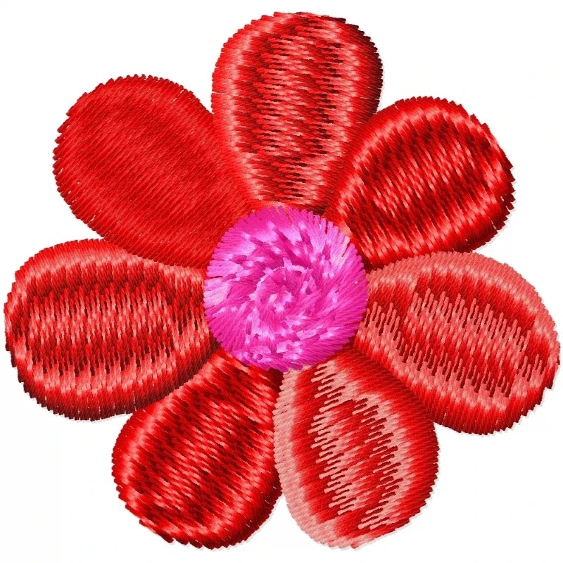 Flower Machine Embroidery Design Pattern 2x2