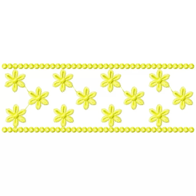 Flower Power Embroidery Border Designs Flower Power Embroidery Border Designs