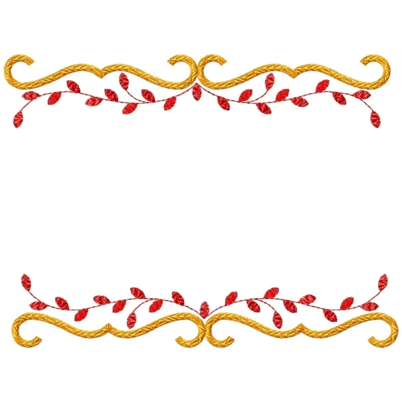 Frame Outline Embroidery Design