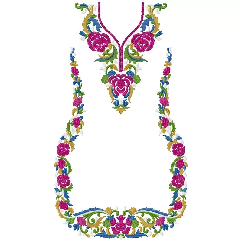 Full Embroidery Dress Design Freebie Full Embroidery Dress Design Freebie