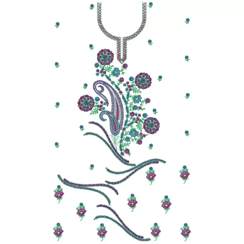 Full Embroidery Dress Design in Sequin Pattern Full Embroidery Dress Design in Sequin Pattern