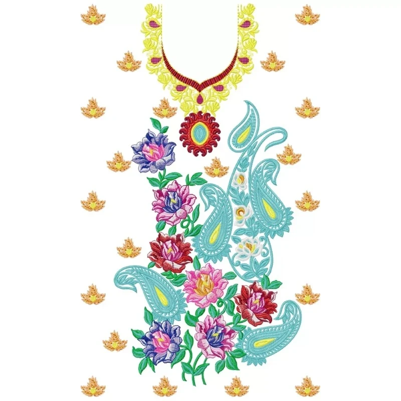 Full Embroidery Dress Design_EmbroideryShristi_17
