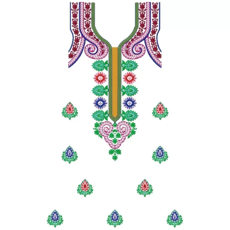 Full Embroidery Dress Design_EmbroideryShristi_2