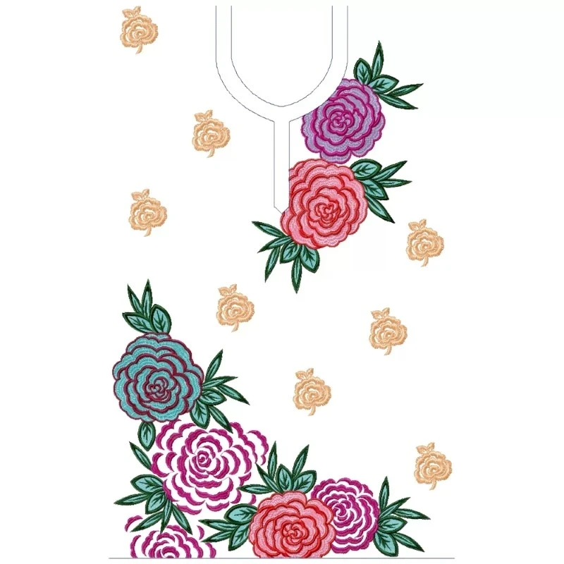 Full Embroidery Dress Design_EmbroideryShristi_3