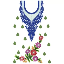 Full Pakistani Dress Embroidery Design