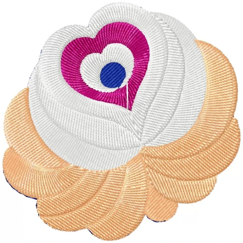 Heart Floral Decor Flower Embroidery Design Heart Floral Decor Flower Embroidery Design