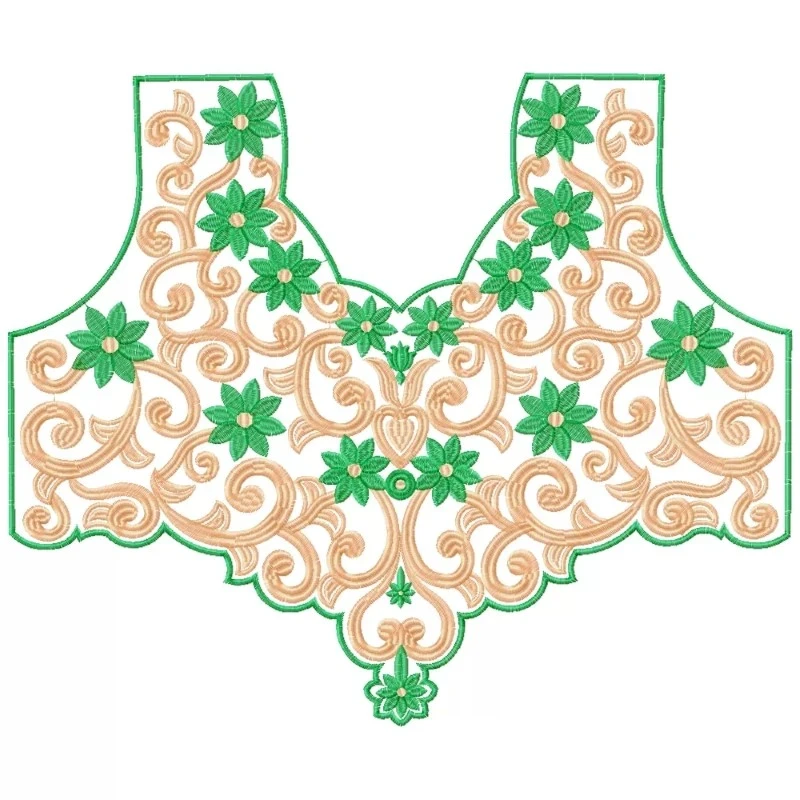 Indian Beautiful Neckline Embroidery Design Indian Beautiful Neckline Embroidery Design