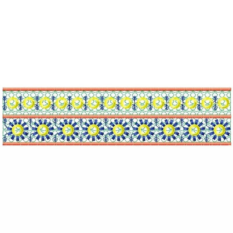 Indian Embroidery Border Pattern Desing For Machine