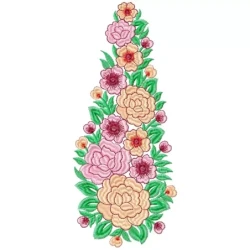 Large Decor Floral Prenium Embroidery Design