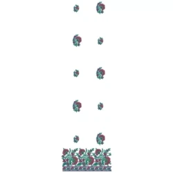 Large Hoop Daman Sequin Embroidery Design